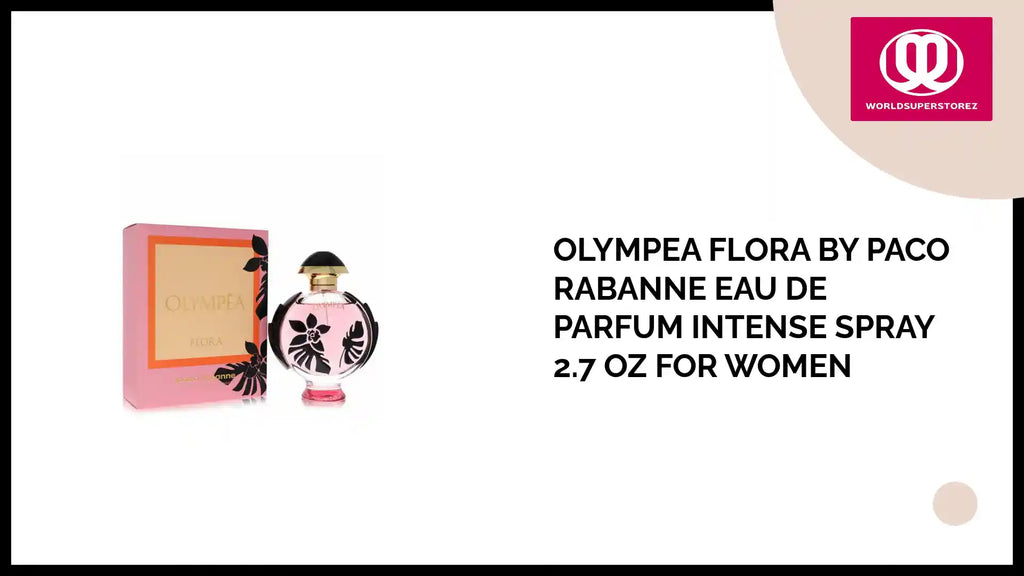 Olympea Flora by Paco Rabanne Eau De Parfum Intense Spray 2.7 oz for Women by@Outfy