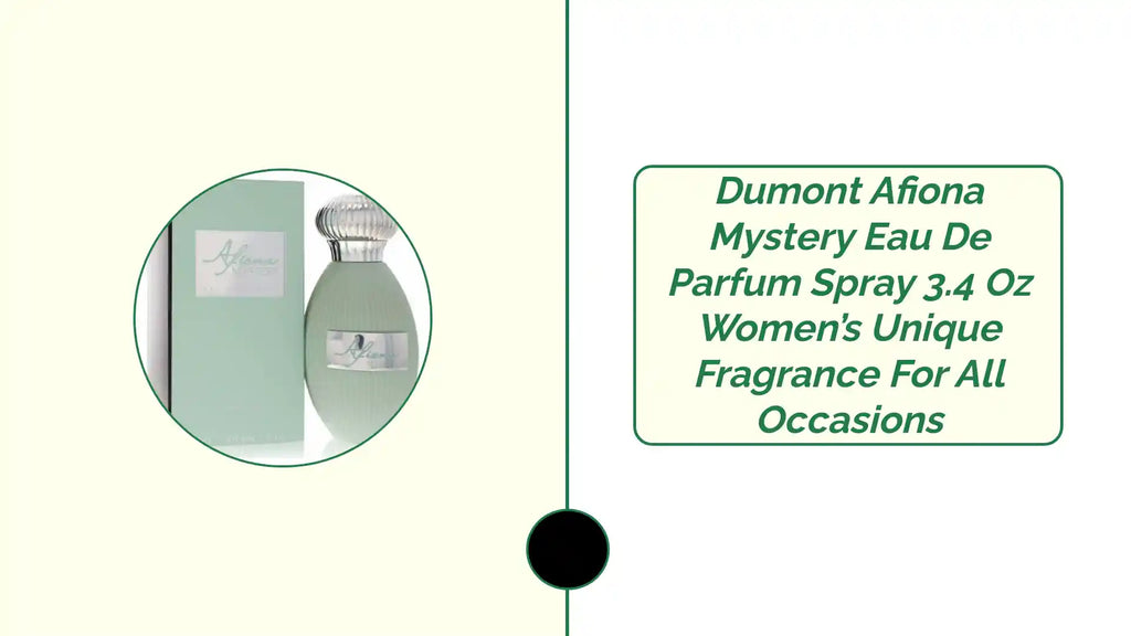Dumont Afiona Mystery Eau De Parfum Spray 3.4 oz Women&rsquo;s Unique Fragrance for All Occasions by@Outfy