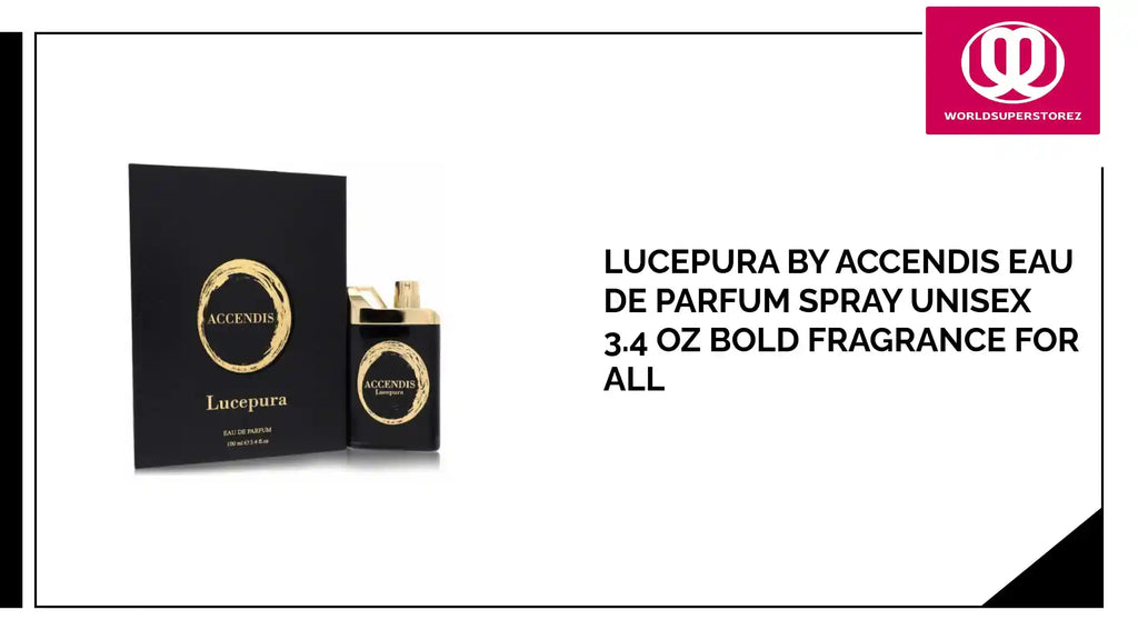 Lucepura by Accendis Eau De Parfum Spray Unisex 3.4 oz Bold Fragrance for All by@Outfy