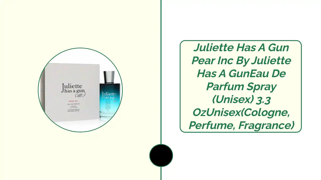 Juliette Has A Gun Pear Inc by Juliette Has A GunEau De Parfum Spray (Unisex) 3.3 ozUnisex(cologne, perfume, fragrance) by@Outfy