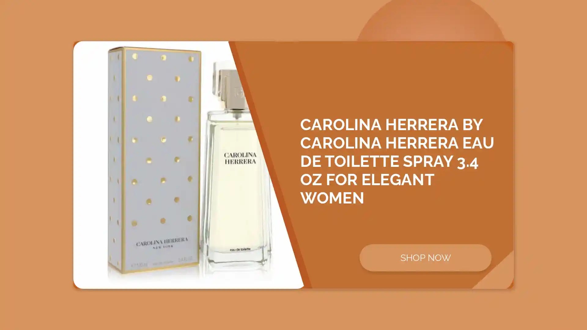 Carolina Herrera by Carolina Herrera Eau De Toilette Spray 3.4 oz for Elegant Women by@Outfy