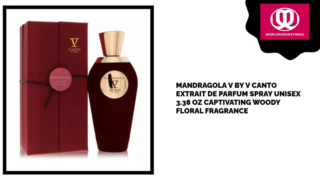 Mandragola V by V Canto Extrait De Parfum Spray Unisex 3.38 oz Captivating Woody Floral Fragrance by@Outfy