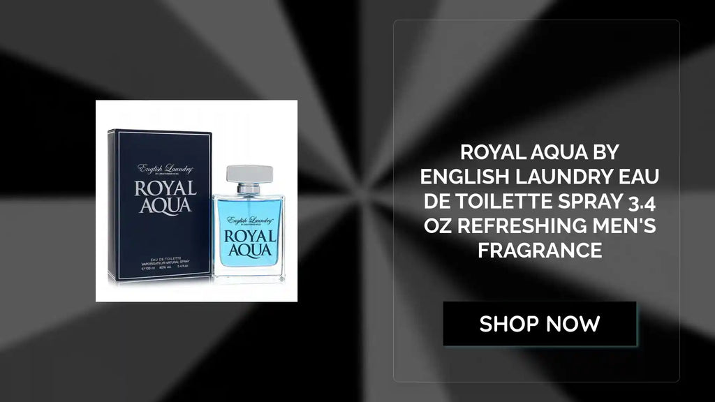 Royal Aqua by English Laundry Eau De Toilette Spray 3.4 oz Refreshing Men's Fragrance by@Outfy