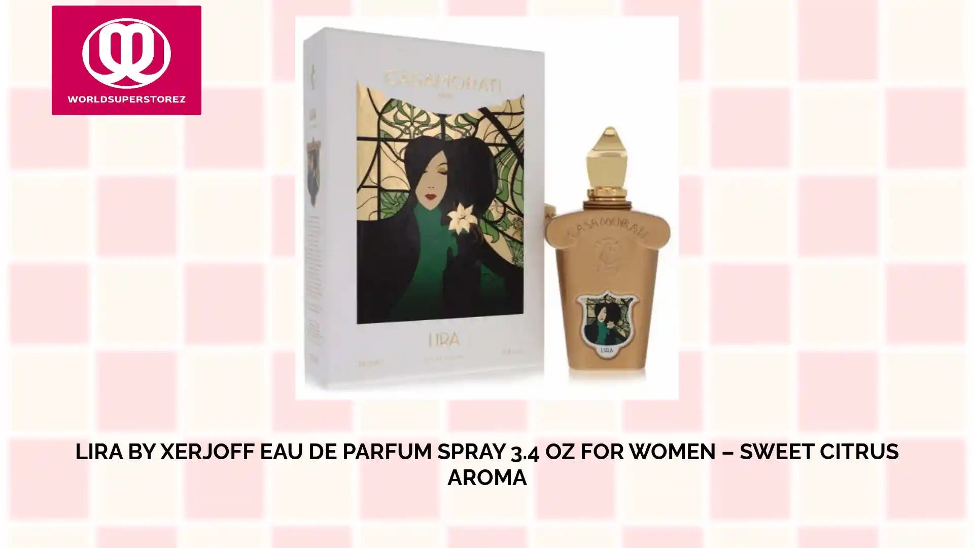 Lira by Xerjoff Eau De Parfum Spray 3.4 oz For Women &ndash; Sweet Citrus Aroma by@Outfy