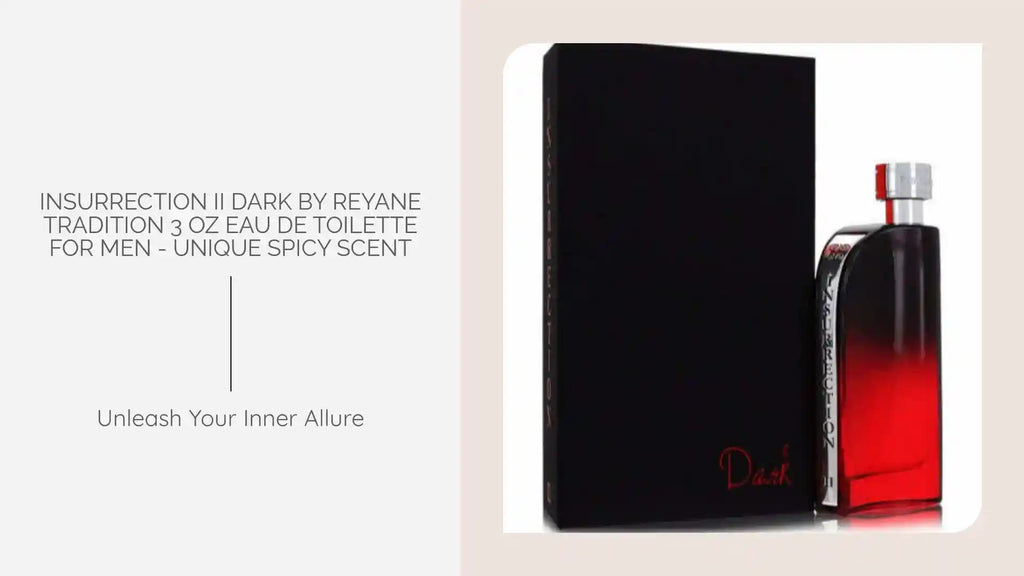 Insurrection II Dark by Reyane Tradition 3 oz Eau De Toilette for Men - Unique Spicy Scent by@Outfy