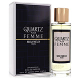 Quartz by Molyneux Eau De Parfum Spray 3.4 oz for Refreshing Floral Elegance