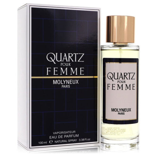 Quartz by MolyneuxEau De Parfum Spray 3.4 oz 3.4 oz / 100 ml / Alcohol, Amber, Woody, Aldehyde, Oils Women