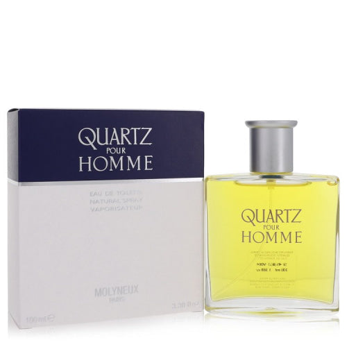 Quartz by MolyneuxEau De Toilette Spray 3.4 oz 3.4 oz / 100 ml / Alcohol, Amber, Woody, Aldehyde, Oils Men