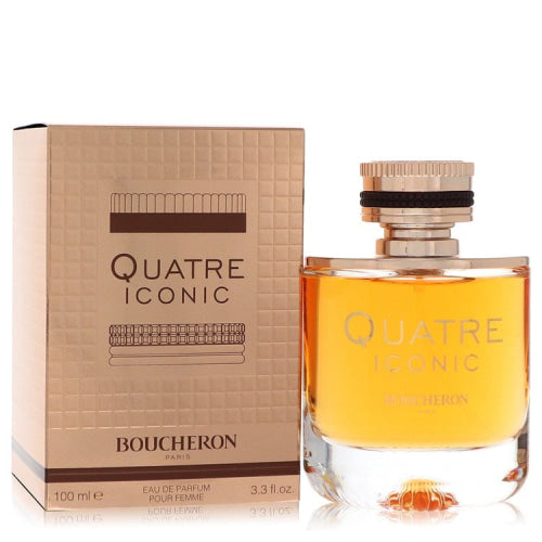 Quatre Iconic by BoucheronEau De Parfum Spray 3.3 oz 3.3 oz / 100 ml / Alcohol, Amber, Woody, Aldehyde, Oils Women
