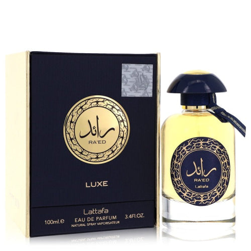 Raed Luxe Gold by LattafaEau De Parfum Spray (Unisex) 3.4 oz 3.4 oz / 100 ml / Alcohol, Amber, Woody, Aldehyde, Oils Unisex