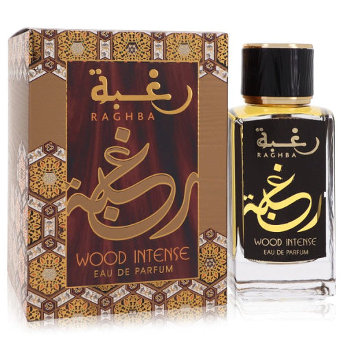 Raghba Wood Intense by LattafaEau De Parfum Spray (Unisex) 3.4 oz 3.4 oz / 100 ml / Alcohol, Amber, Woody, Aldehyde, Oils Unisex
