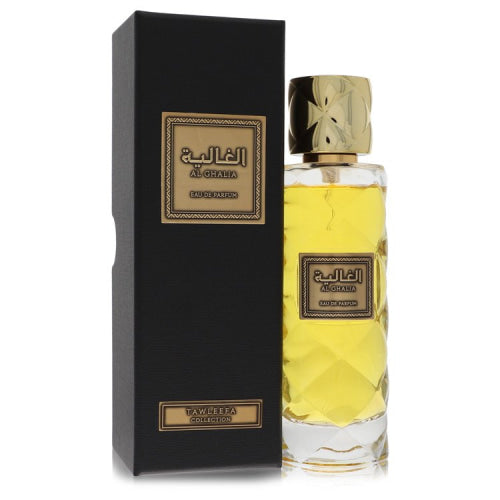 Rasasi Al Ghalia Tawleefa by RasasiEau De Parfum Spray (Unisex) 3.4 oz 3.4 oz / 100 ml / Alcohol, Amber, Woody, Aldehyde, Oils Unisex