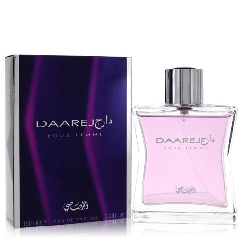 Rasasi Daarej by RasasiEau De Parfum Spray 3.38 oz 3.38 oz / 100 ml / Alcohol, Amber, Woody, Aldehyde, Oils Women