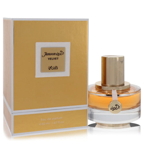 Rasasi Junoon Velvet by RasasiEau De Parfum Spray 1.67 oz 1.67 oz / 49 ml / Alcohol, Amber, Woody, Aldehyde, Oils Women