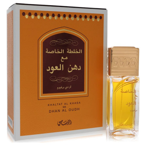 Rasasi Khaltat Al Khasa by RasasiEau De Parfum Spray (Unisex) 1.7 oz 1.7 oz / 50 ml / Alcohol, Amber, Woody, Aldehyde, Oils Unisex