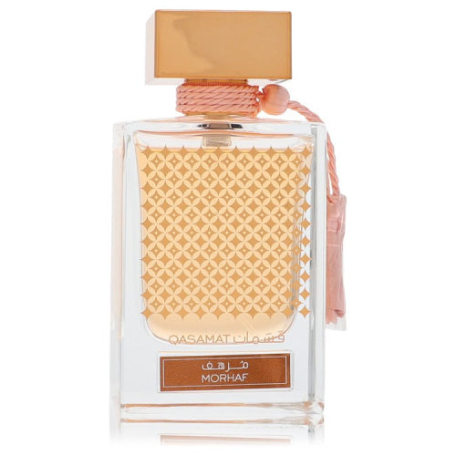 Rasasi Qasamat Morhaf by RasasiEau De Parfum Spray (Unisex unboxed) 2.2 oz 2.2 oz / 65 ml / Alcohol, Amber, Woody, Aldehyde, Oils Women