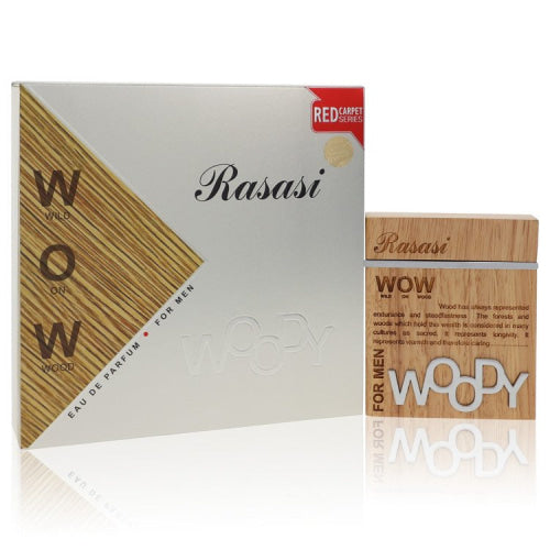 Rasasi Woody by RasasiEau De Parfum Spray 2 oz 2 oz / 60 ml / Alcohol, Amber, Woody, Aldehyde, Oils Men