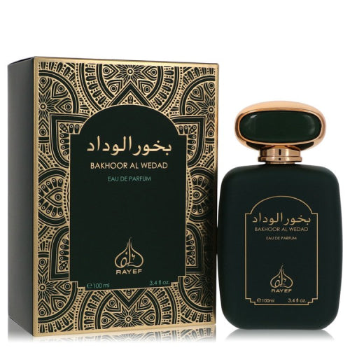 Rayef Bakhoor Al Wedad by RayefEau De Parfum Spray (Unisex) 3.4 oz 3.4 oz / 100 ml / Alcohol, Amber, Woody, Aldehyde, Oils Unisex