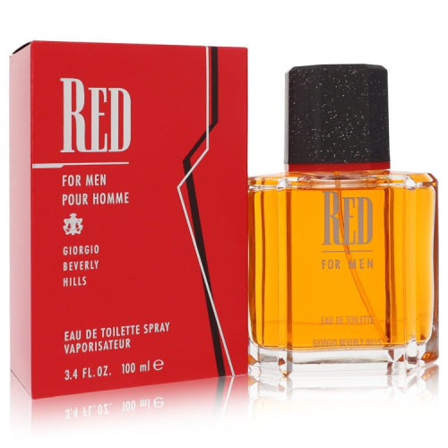 Red by Giorgio Beverly HillsEau De Toilette Spray 3.4 oz 3.4 oz / 100 ml / Alcohol, Amber, Woody, Aldehyde, Oils Men