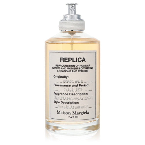 Replica Beachwalk by Maison MargielaEau De Toilette Spray (Tester) 3.4 oz 3.4 oz / 100 ml / Alcohol, Amber, Woody, Aldehyde, Oils Women