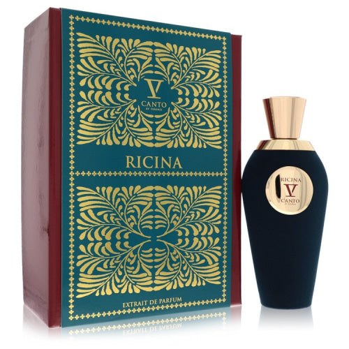 Ricina V by V CantoExtrait De Parfum Spray (Unisex) 3.38 oz 3.38 oz / 100 ml / Alcohol, Amber, Woody, Aldehyde, Oils Unisex