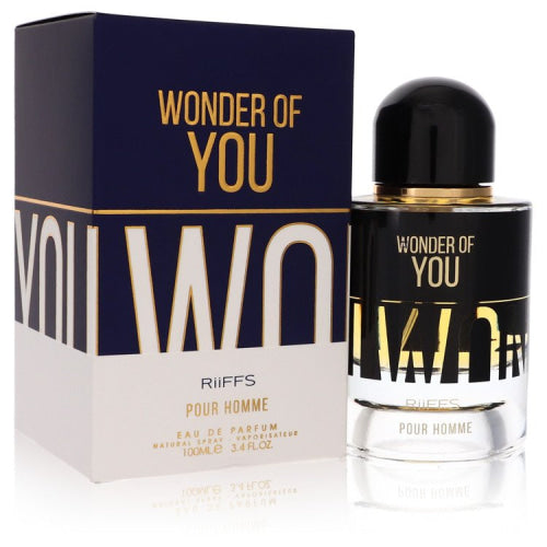 Riiffs Wonder Of You by RiiffsEau De Parfum Spray 3.4 oz 3.4 oz / 100 ml / Alcohol, Amber, Woody, Aldehyde, Oils Men