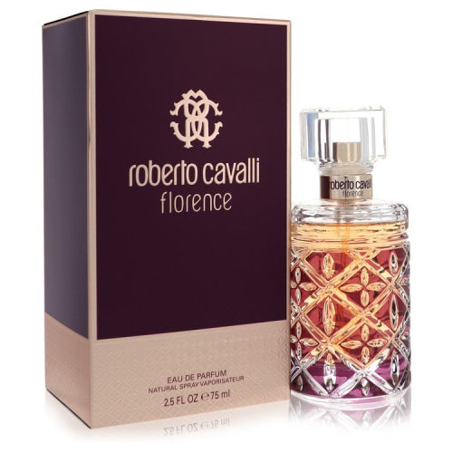 Roberto Cavalli Florence by Roberto CavalliEau De Parfum Spray 2.5 oz 2.5 oz / 75 ml / Alcohol, Amber, Woody, Aldehyde, Oils Women