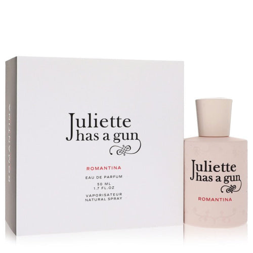Romantina by Juliette Has A GunEau De Parfum Spray 1.7 oz 1.7 oz / 50 ml / Alcohol, Amber, Woody, Aldehyde, Oils Women