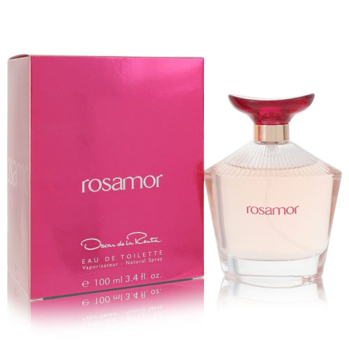 Rosamor by Oscar De La RentaEau De Toilette Spray 3.4 oz 3.4 oz / 100 ml / Alcohol, Amber, Woody, Aldehyde, Oils Women