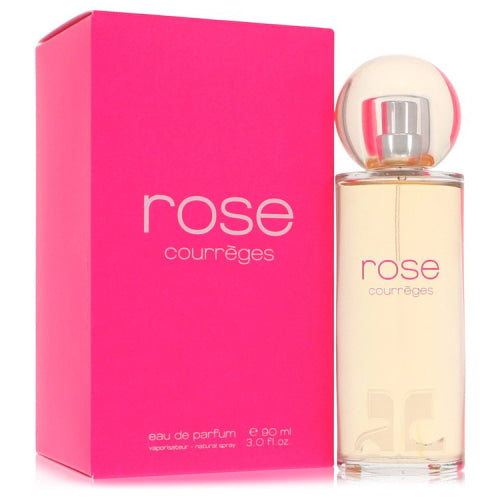 Rose De Courreges by CourregesEau De Parfum Spray (New Packaging) 3 oz 3 oz / 90 ml / Alcohol, Amber, Woody, Aldehyde, Oils Women