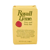 Royall Lyme by Royall Fragrances Face and Body Bar Soap 8 oz for Refreshing Cleanliness