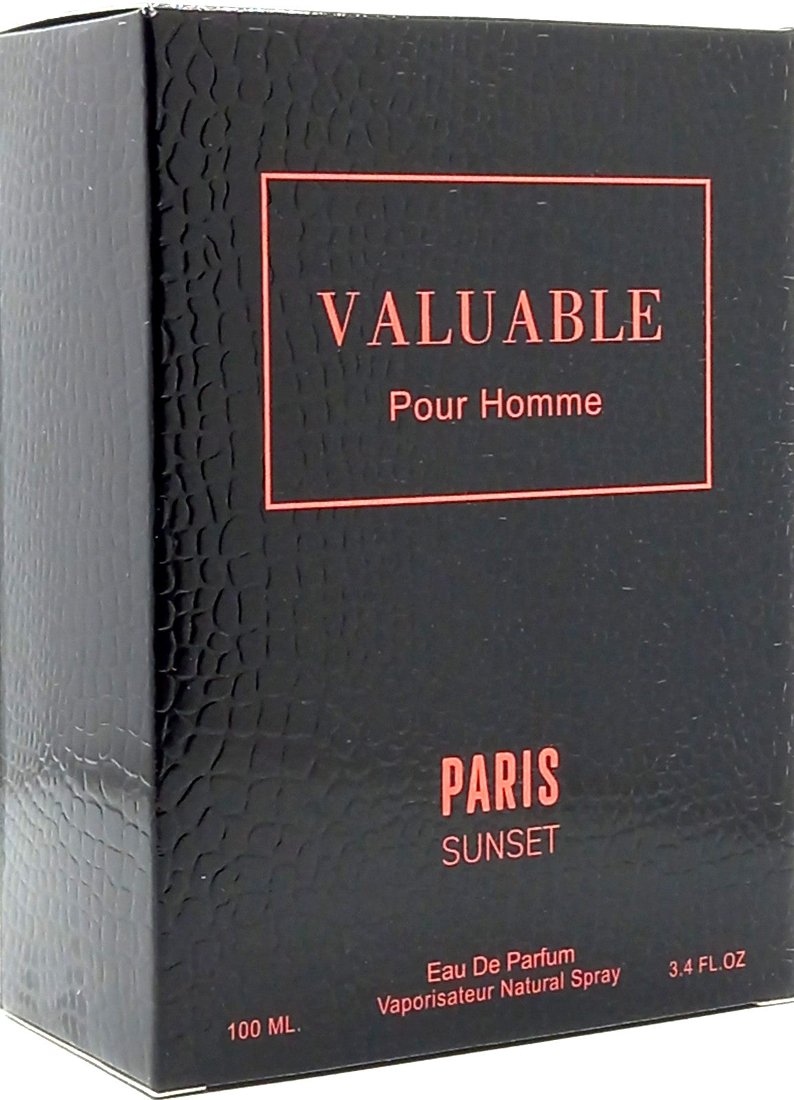 SECRET PLUS VALUABLE POUR HOMME EAU DE PARFUM SPRAY FOR MEN 3.4 Oz / 100 ml NEW!