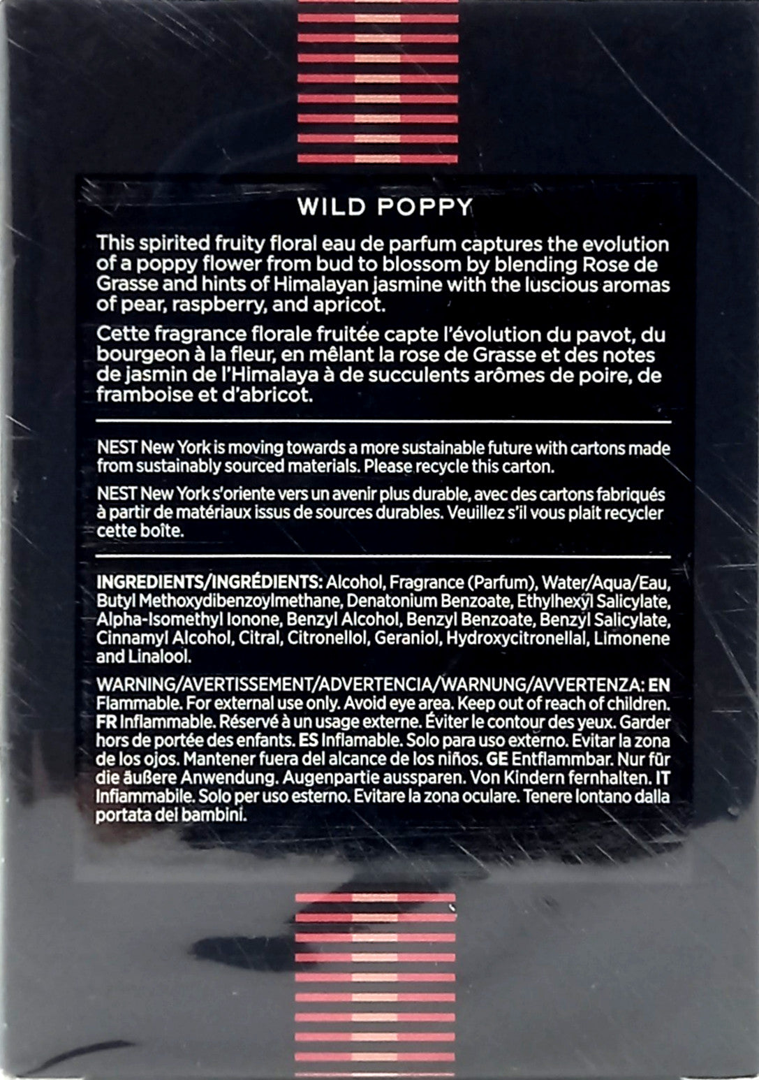 NEST WILD POPPY EAU DE PARFUM SPRAY FOR WOMEN 1.7 Oz / 50 ml BRAND NEW ITEM!!!