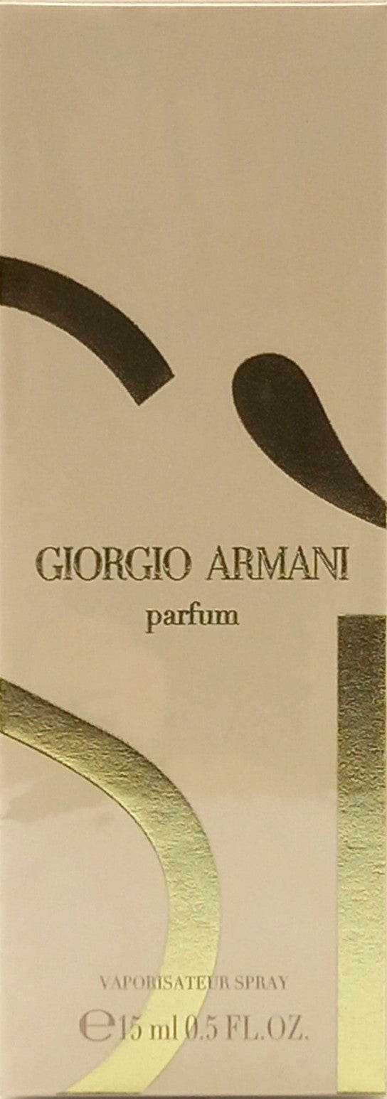 GIORGIO ARMANI SI PARFUM SPRAY FOR WOMEN 0.5 Oz / 15 ml BRAND NEW TRAVEL SIZE!!!