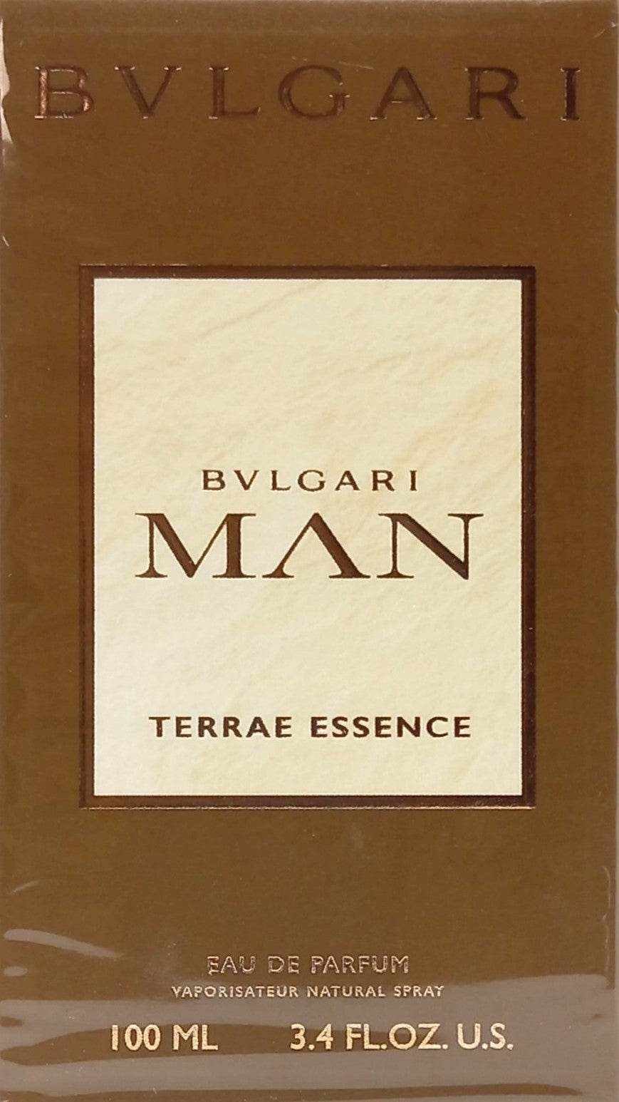BVLGARI MAN TERRAE ESSENCE EAU DE PARFUM SPRAY FOR MEN 3.4 Oz / 100 ml BRAND NEW