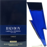 CAROLINA HERRERA BAD BOY COBALT ABSOLUTE EAU DE PARFUM SPRAY MEN 3.4 Oz / 100 ml