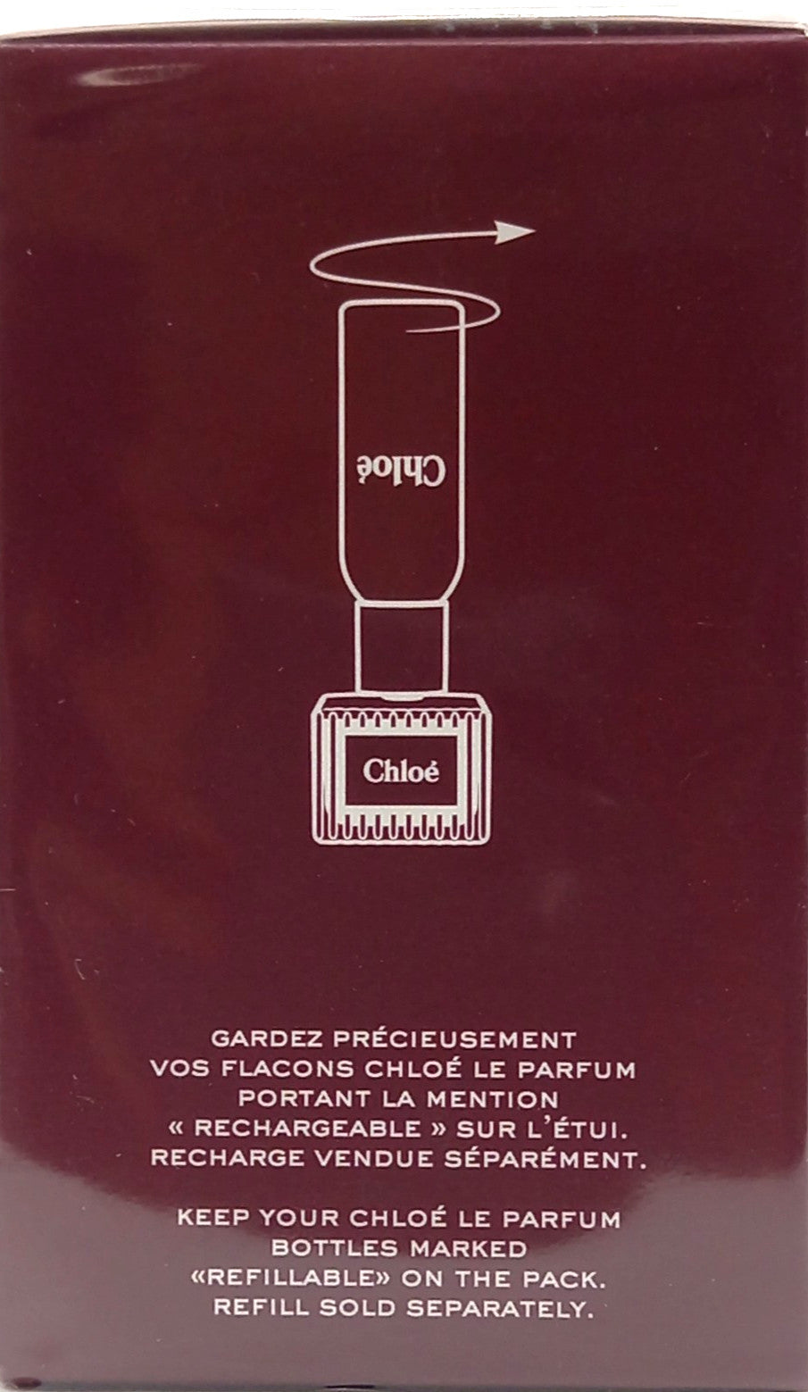 CHLOE LE PARFUM REFILLABLE SPRAY PARFUM FOR WOMEN 3.3 Oz / 100 ml BRAND NEW ITEM