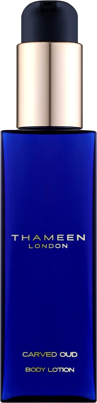 THAMEEN CARVED OUD BODY LOTION WITH ARGAN OIL UNISEX 3.5 Oz / 100 ml BRAND NEW!