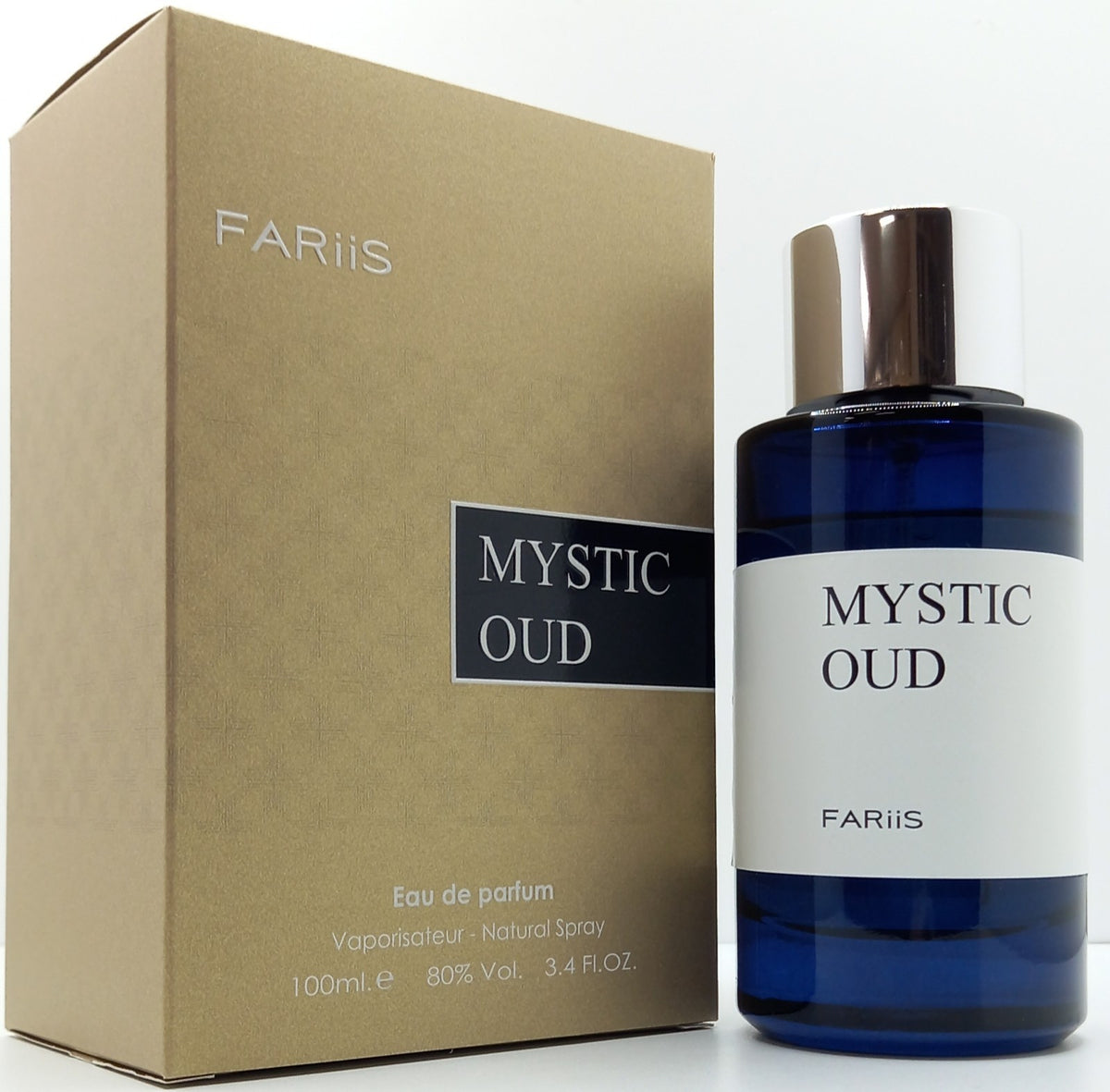 FARIIS MYSTIC OUD EAU DE PARFUM SPRAY UNISEX 3.4 Oz / 100 ml BRAND NEW ITEM!!!