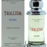 THALLIUM SPORT LIMITED EDITION EAU DE TOILETTE SPRAY FOR MEN 3.3 Oz / 100 ml NEW