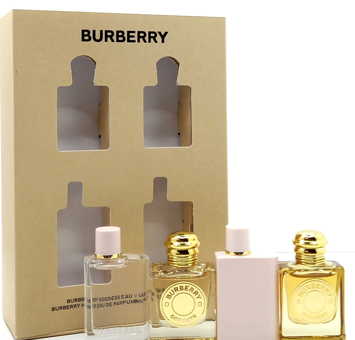 BURBERRY 4 PCS MINI COLLECTION GIFT SET FOR WOMEN 0.16 Oz / 5 ml EACH BRAND NEW!