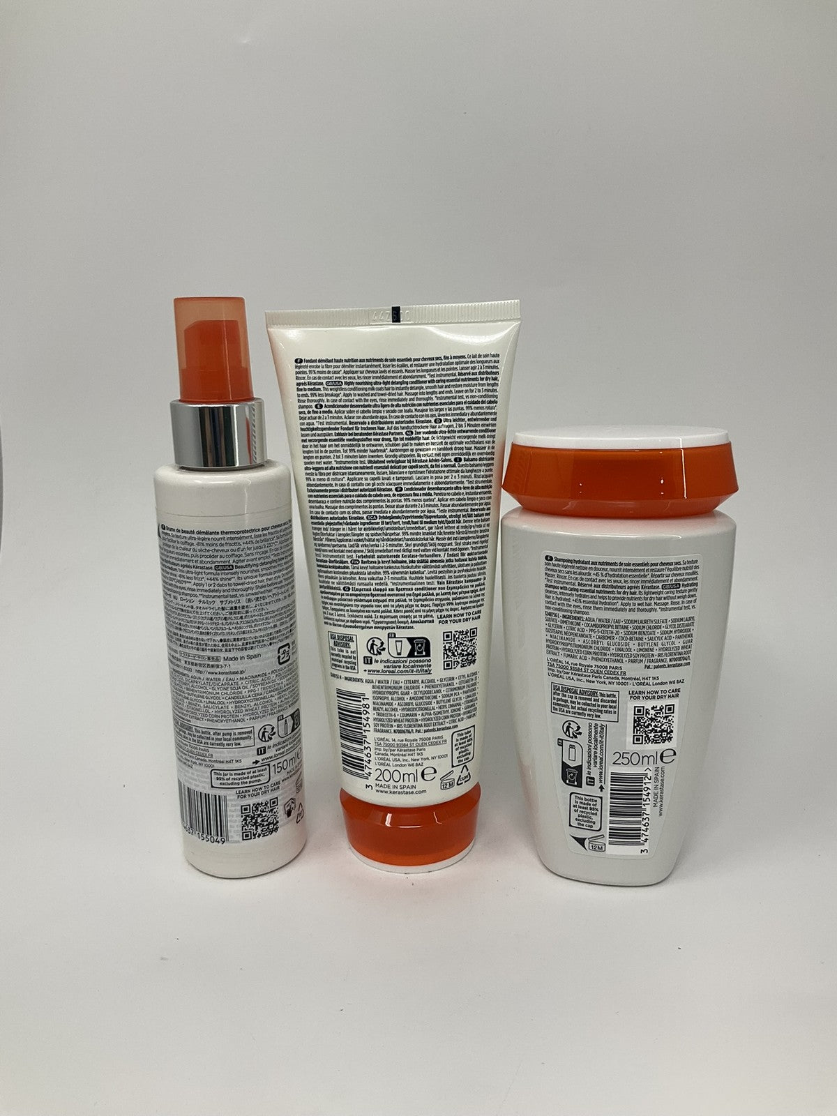 Kerastase Nutritive Holiday Trio, Bain Satin, Lait Vital, Lotion Thermique KIT