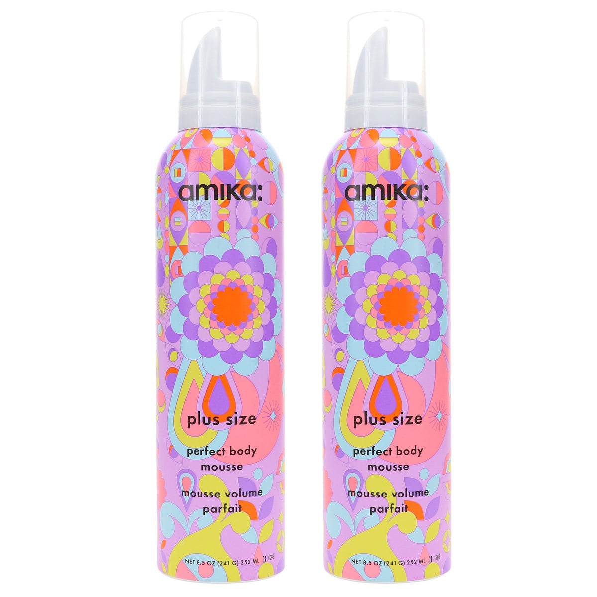 Amika Plus Size Perfect Body Mousse 8.5 oz 2 Pack