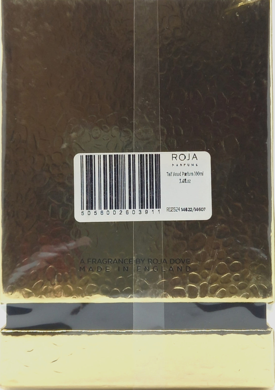 ROJA DOVE TAIF AOUD PARFUM UNISEX 3.4 Oz / 100 ml BRAND NEW SEALED IN BOX!!!