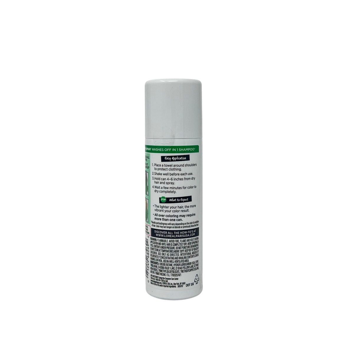 L’Oréal Paris Colorista Hair Makeup Temporary 1-Day Spray, #BrightGreen, 2 OZ