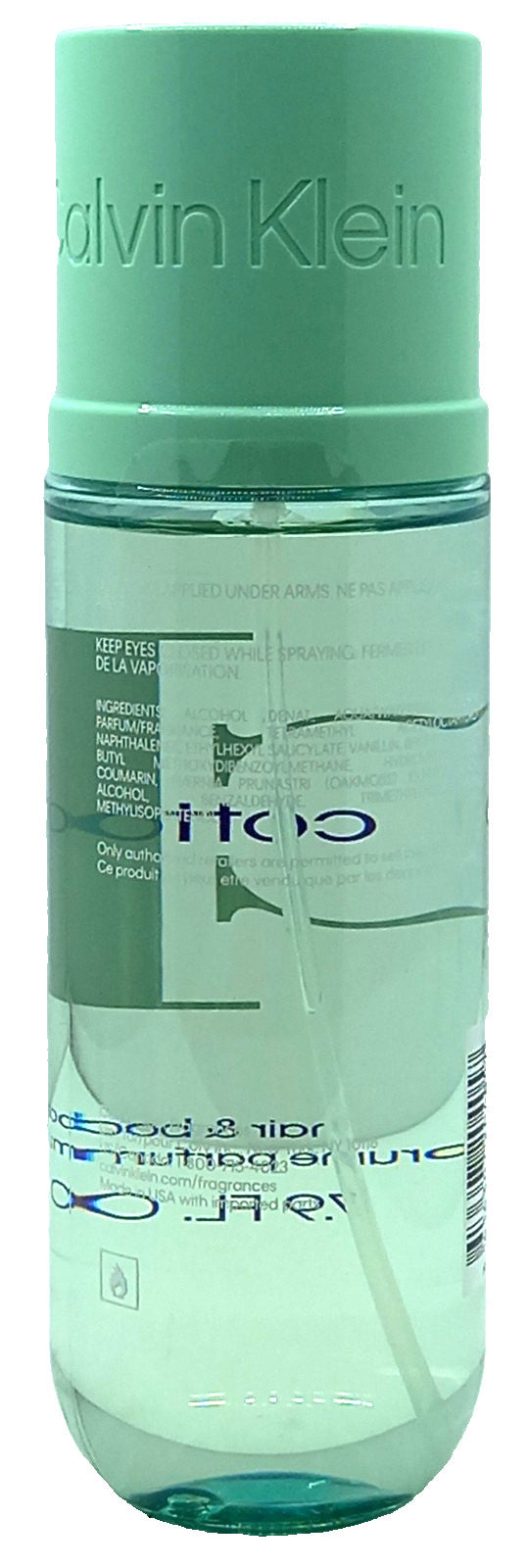 CALVIN KLEIN CK COTTON MUSK HAIR & BODY PERFUME MIST SPRAY 7.9 Oz / 236 ml NEW
