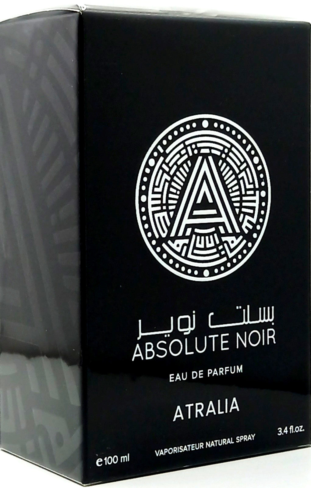 ATRALIA ABSOLUTE NOIR EAU DE PARFUM SPRAY UNISEX 3.4 Oz / 100 ml BRAND NEW ITEM!