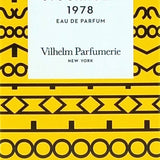 VILHELM PARFUMERIE STOCKHOLM 1978 EAU DE PARFUM SPRAY UNISEX 0.68 Oz / 20 ml NEW