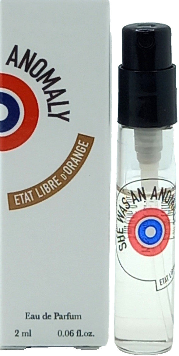 ETAT LIBRE D'ORANGE SHE WAS AN ANOMALY EAU DE PARFUM VIAL SPRAY UNISEX 0.06 Oz