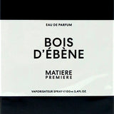 MATIERE PREMIERE BOIS D'EBENE EAU DE PARFUM SPRAY UNISEX 3.4 Oz / 100 ml NEW!